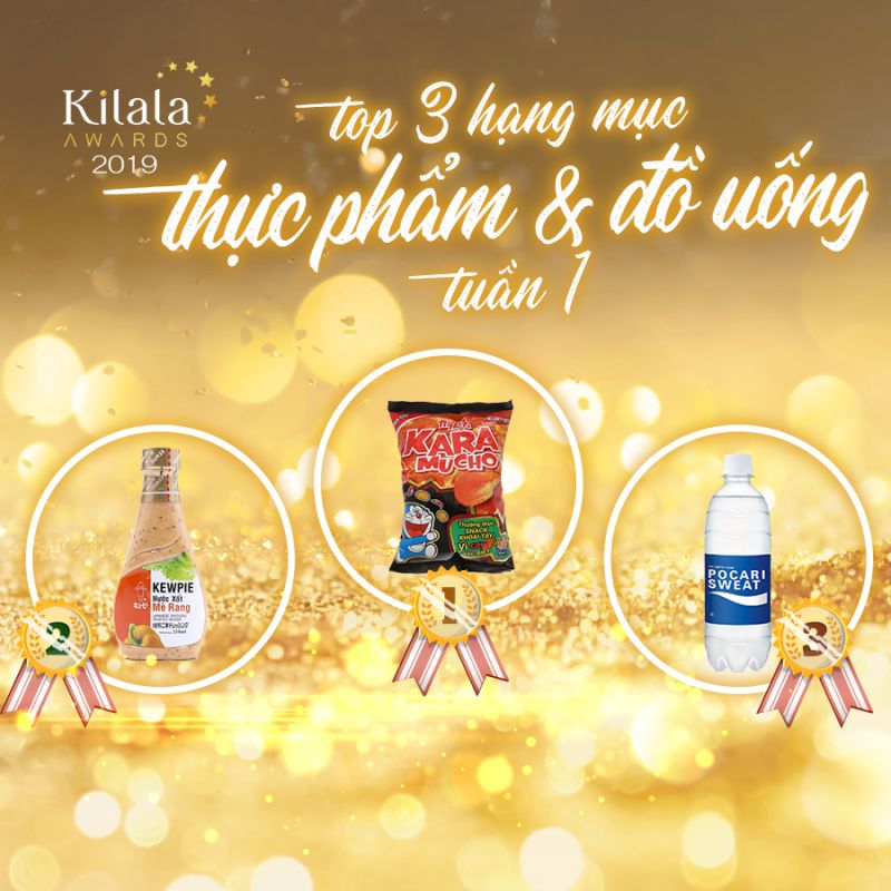 Top 3 hạng mục Thực phẩm và đồ uống Top 3 hạng mục Thực phẩm và đồ uống
